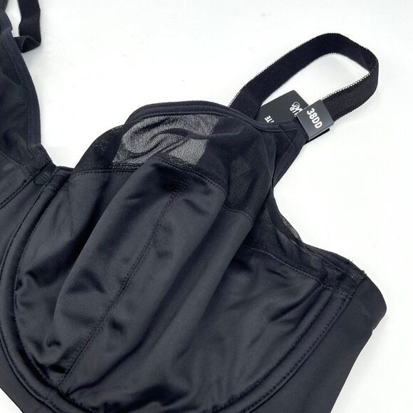 New Torrid Black Bra with Mesh - Size 38DD - Picture 3 of 7